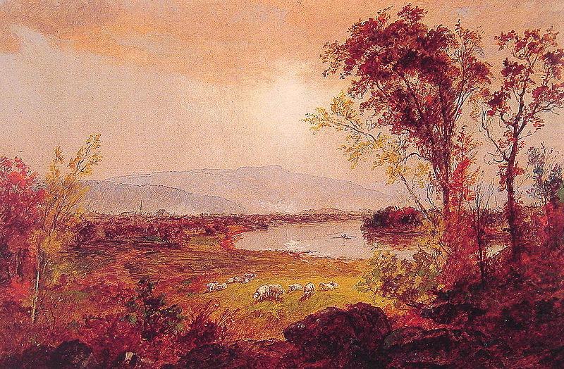 Jasper Francis Cropsey A Bend in the River china oil painting image